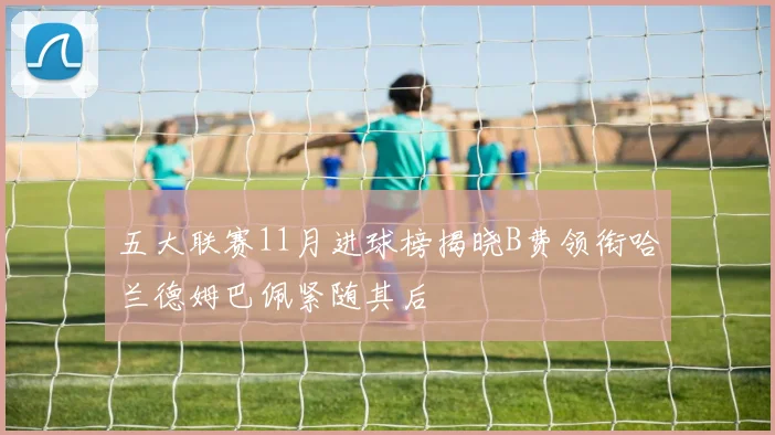 五大联赛11月进球榜揭晓B费领衔哈兰德姆巴佩紧随其后