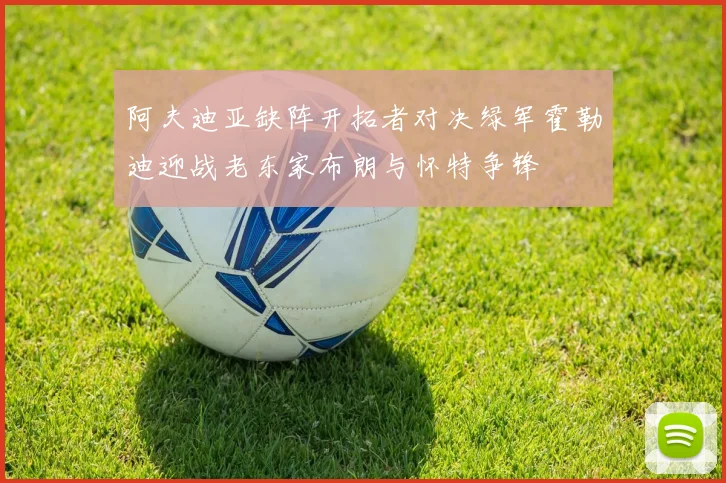 阿夫迪亚缺阵开拓者对决绿军霍勒迪迎战老东家布朗与怀特争锋